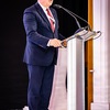 Andrzej Szumowski, prezes PVA składający gratulacje z tytuł 20-lecia działalności PFPŻ ZP