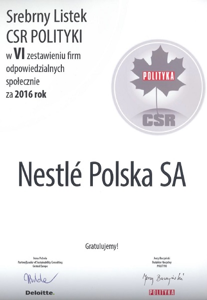 Srebrny_Listek_CSR_Polityki_dla_Nestle