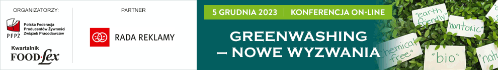 Konferencja PFP ZP pt.: Greenwashing - nowe wyzwania , 05/12/2023 r.